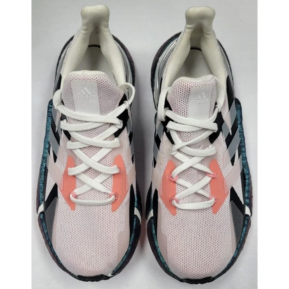 Adidas X9000L4 Kids US 5 Glow‎ Pink Crystal White Silver Metallic FW9318